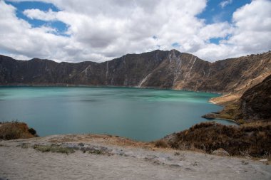 Ekvador 'daki Quilotoa Volkanı