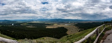 Grand Teton Ulusal Parkı 'ndaki çukurlar.