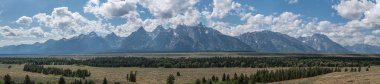 Grand Teton dağı bir bakış açısıyla
