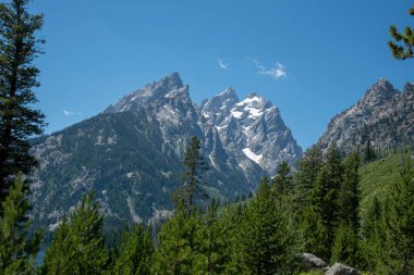 Jenny Lake 'den Grand Teton Tepesi