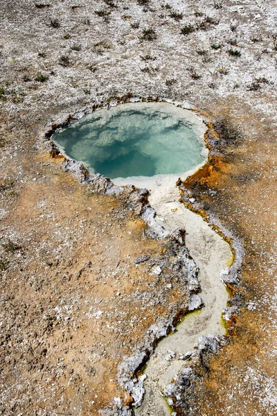 Élément géothermique au pouce ouest du parc national Yellowstone (U — Photo