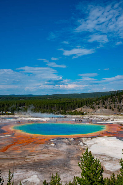 Grand Prismatic Spring in Yellowstone National Park (USA)