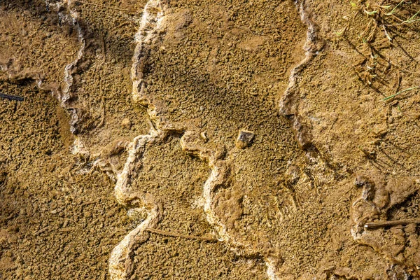 Травертиновые месторождения на террасе Минерва — стоковое фото