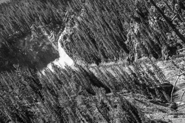 Horní pád u Velkého kaňonu Yellowstone — Stock fotografie