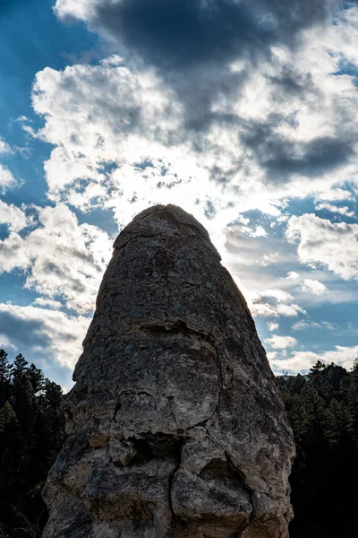 Liberty cap extingt gejzír v Yellowstone — Stock fotografie