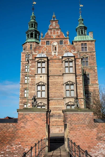 Vistas Del Castillo Rosenborg Corazón Copenhague — Foto de Stock