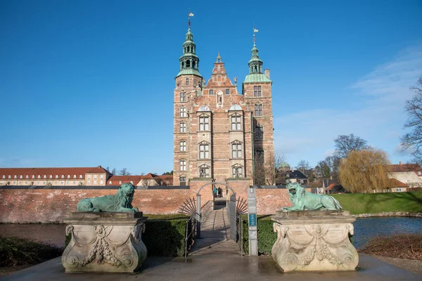 Vistas Del Castillo Rosenborg Corazón Copenhague — Foto de Stock