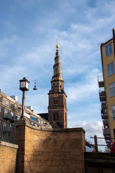 コペンハーゲンにおける救い主教会の見解 — ストック写真