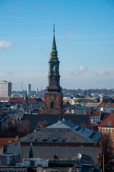 Views of Copenhagen from the top of the Round Tower