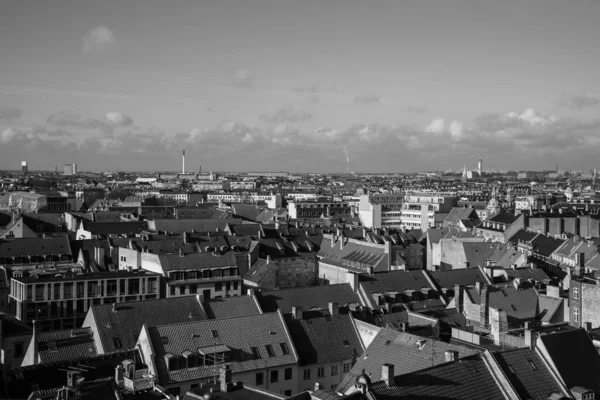 Vistas Copenhague Desde Alto Torre Redonda — Foto de Stock