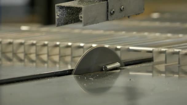 ภาพน วนหน งของช ดของภาพท าในโรงงานผล ตโลหะอ ตสาหกรรมท าให สแตนเลสอ ปกรณ — วีดีโอสต็อก