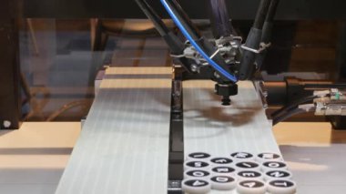 Metal ayrıntıları üretim fabrikasının yakın çekim görüntüleri.