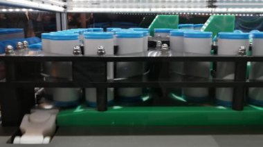 Metal ayrıntıları üretim fabrikasının yakın çekim görüntüleri.