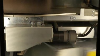 Metal ayrıntıları üretim fabrikasının yakın çekim görüntüleri.