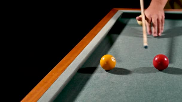 Images Gros Plan Version Néerlandaise Pièce Billiard — Video