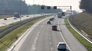 Hollanda 'da otoyol kavşağı meşgul A2 ve A27 otoyolu