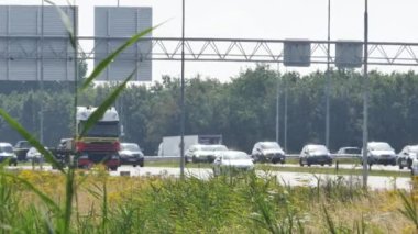 Hollanda 'da otoyol kavşağı meşgul A1 otoyolu