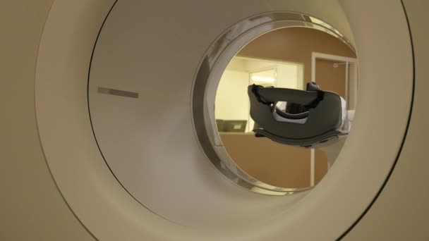Close Upbeelden Van Personen Mri Machine Magnetic Resonance Imaging — Stockvideo