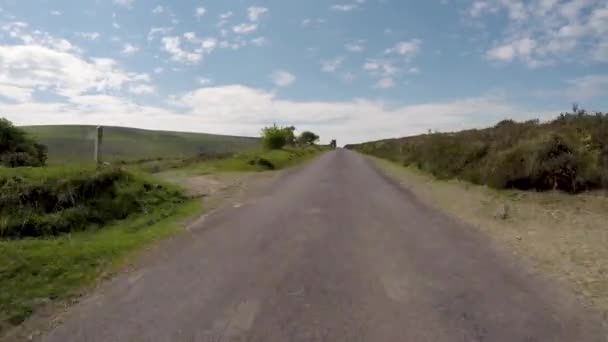 Dunkery Beacon Toppen Dunkery Hill Högsta Punkten Exmoor Och Somerset — Stockvideo