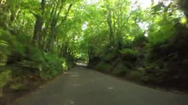 POV Somerset, İngiltere 'deki Quantock Hills' ten geçiyor.