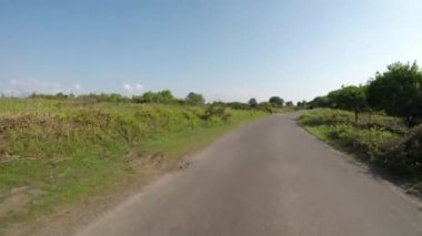 POV Somerset, İngiltere 'deki Quantock Hills' ten geçiyor.