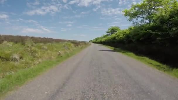 Dunkery Beacon Toppen Dunkery Hill Högsta Punkten Exmoor Och Somerset — Stockvideo