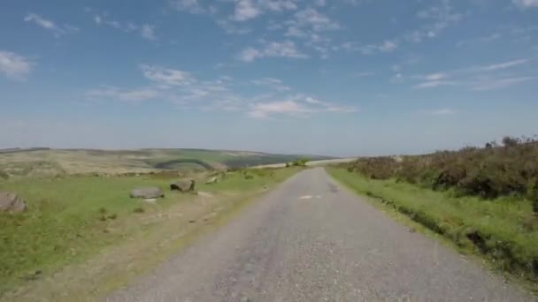 Dunkery Beacon Cume Dunkery Hill Ponto Mais Alto Exmoor Somerset — Vídeo de Stock