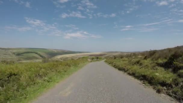 Dunkery Beacon Toppen Dunkery Hill Högsta Punkten Exmoor Och Somerset — Stockvideo