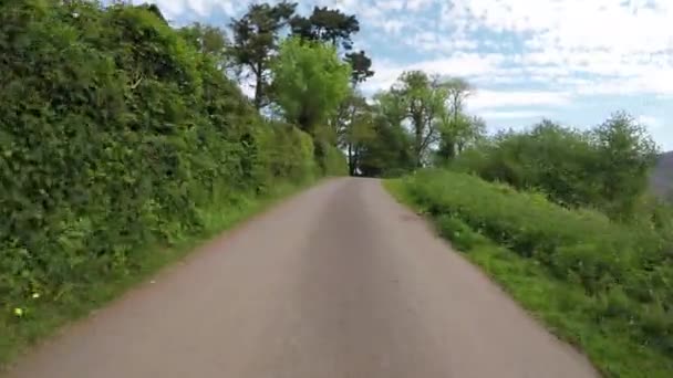 Dunkery Beacon ยอดเขา Dunkery ดของ Exmoor และใน Somerset England — วีดีโอสต็อก