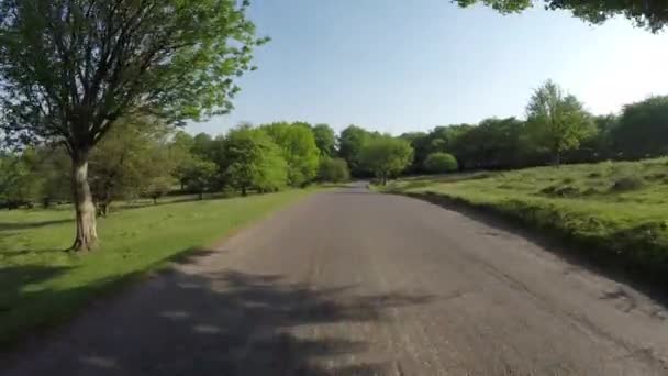 Pov Projíždí Quantock Hills Somersetu Anglie — Stock video