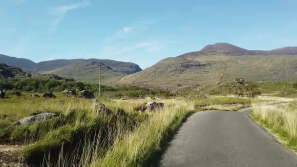 Gap Dunloe Ring Kerry Irland Pov Driving Shot — Stockvideo