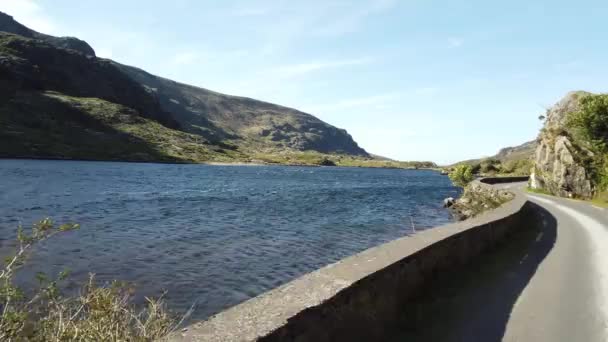 Brecha Dunloe Ring Kerry Irlanda Pov Tiro Conducción — Vídeo de stock