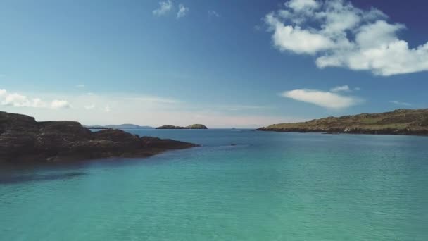 Mensen Het Strand Tijdens Zonsondergang Timelapse — Stockvideo