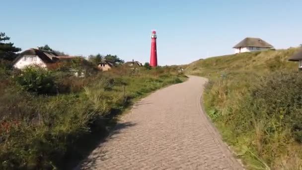 オランダのSchiermonnikoog灯台へのPov運転 — ストック動画