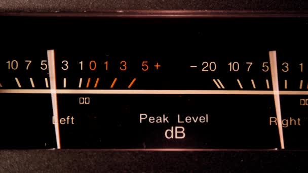 Een Volume Eenheid Meter Standaard Volume Indicator Svi Een Apparaat — Stockvideo