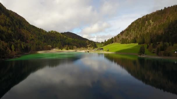 Paisaje Típico Holandés Flevopolder Con Campos Agrícolas Perfectamente Formados Llenos — Vídeo de stock