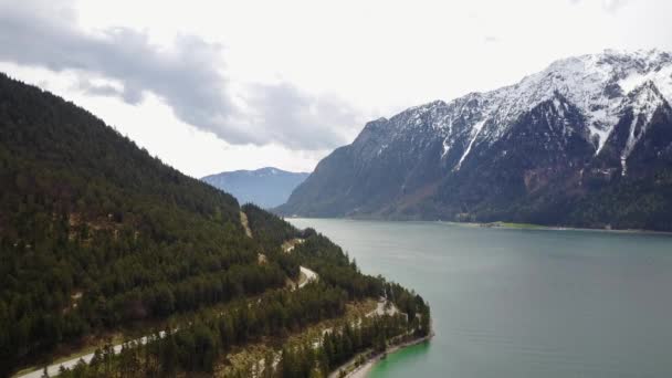 Achensee Озеро Північ Від Дженбаха Тіролі Австрія — стокове відео