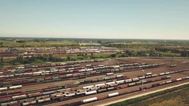 Antwerpen Bir Sürü Treni Olan Büyük Bir Tren Istasyonu — Stok video