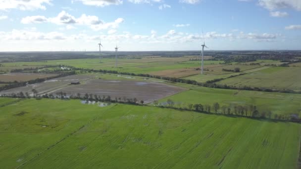 Vista Aérea Coletores Solares Sistema Solar Parque Solar Verão Prado — Vídeo de Stock