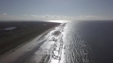 Mando Adası yakınlarındaki Wadden Denizi Unesco Ulusal Parkı Kuzey Denizi Avrupa