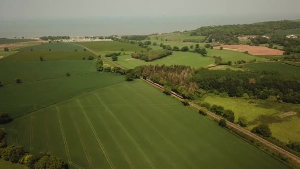 West Somerset Railway Wsr Este Linie Feroviară Patrimoniu Somerset Anglia — Videoclip de stoc