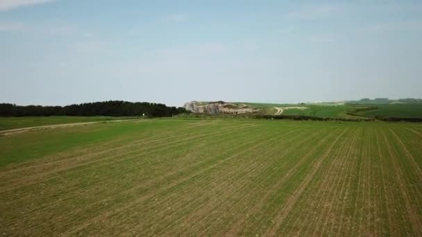 Kilve Stranden Känd För Att Vara Jurassic Kusten Bristol Channel — Stockvideo