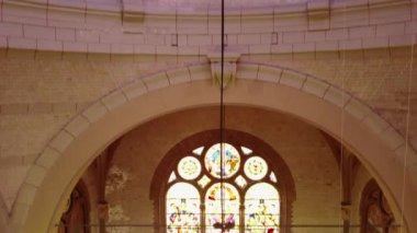 Hollanda, Hoorn 'daki güzel Katolik Koepelkerk kilisesinin görüntüleri.