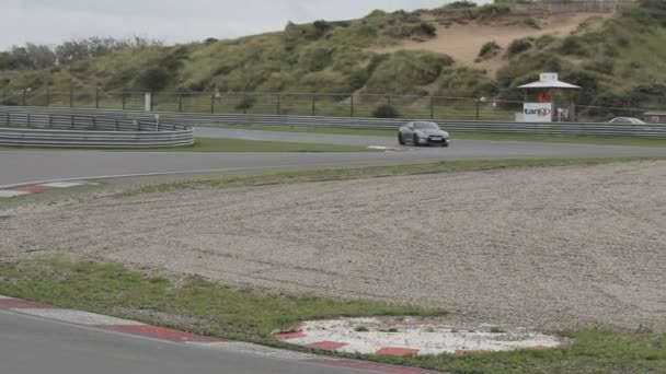 Zandvoort Hollanda Daki Yarış Pistinde Her Türden Süper Araba Var — Stok video