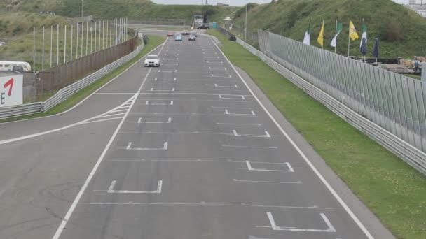 Todo Tipo Super Carros Circuito Corrida Zandvoort Holanda Filmei Uma — Vídeo de Stock