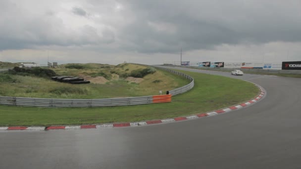 Allerlei Super Auto Het Circuit Zandvoort Filmde Een Serie Van — Stockvideo