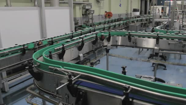 Riprese Ravvicinate Jam Factory Linea Assemblaggio — Video Stock