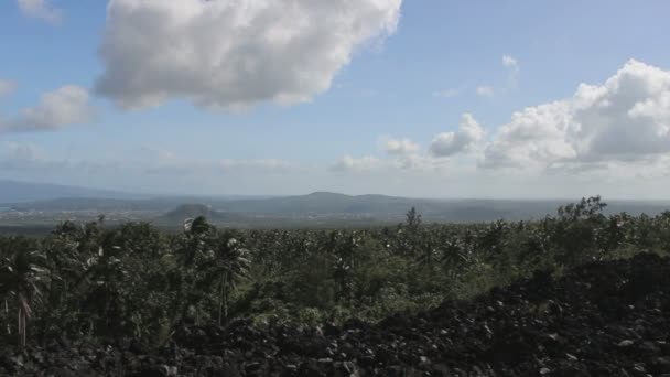 Čistý Výhled Horu Vulcano Mayon Legazpi Filipíny — Stock video