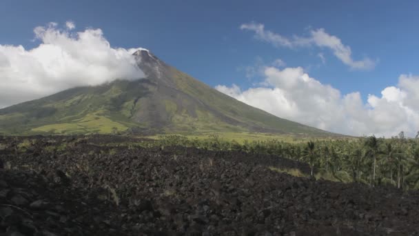 Vue Dégagée Sur Vulcano Mount Mayon Legazpi Philippines — Video