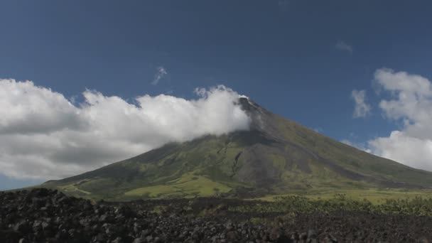 Vue Dégagée Sur Vulcano Mount Mayon Legazpi Philippines — Video